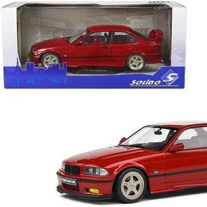 Solido 1:18 1994 BMW E36 Coupe M3 Streetfighter Diecast Imolarot Red S1803911